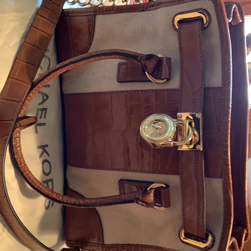 Michael Kors Hemp Hamilton Shoulder Bag